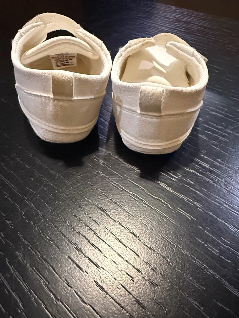 White Baby Velcro Sneaker Shoes
